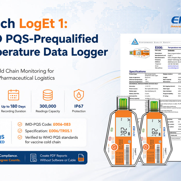 WHO PQS-Prequalified Temperature Data Logger for Reliable Cold Chain Monitoring