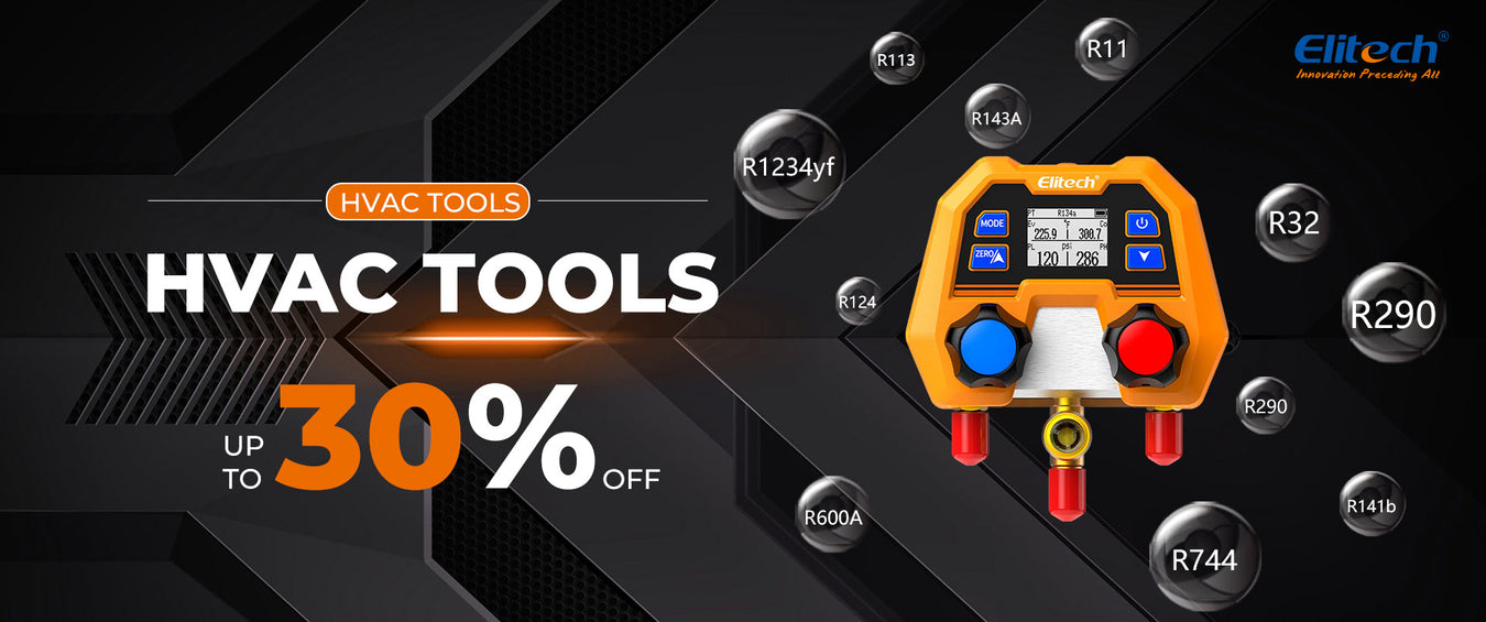 Cyber Monday - HVAC Tools Up to 30% OFF