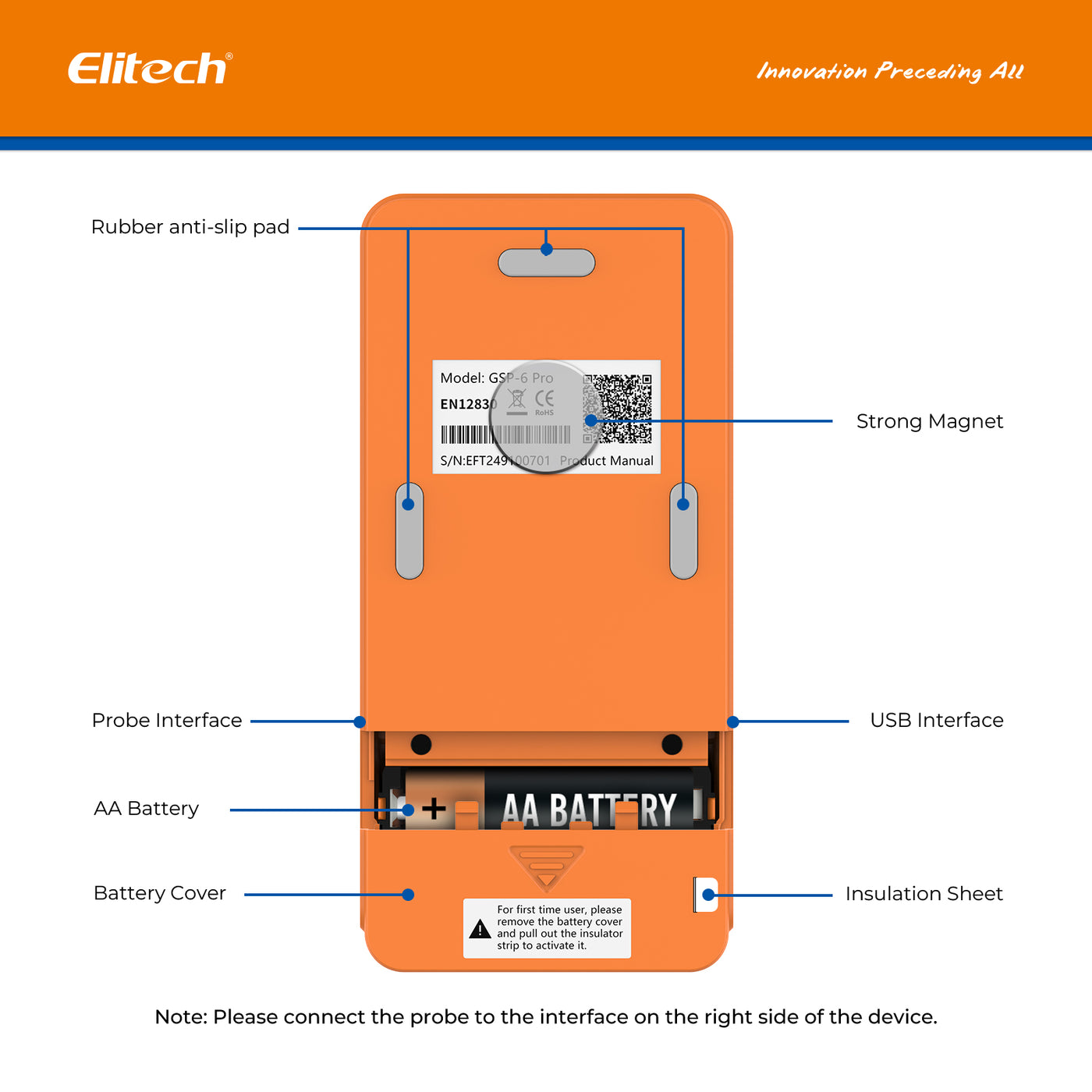Elitech Sensor Elitech GSP-6Pro Bluetooth Temperature and Humidity Data Logger — ElitechEU