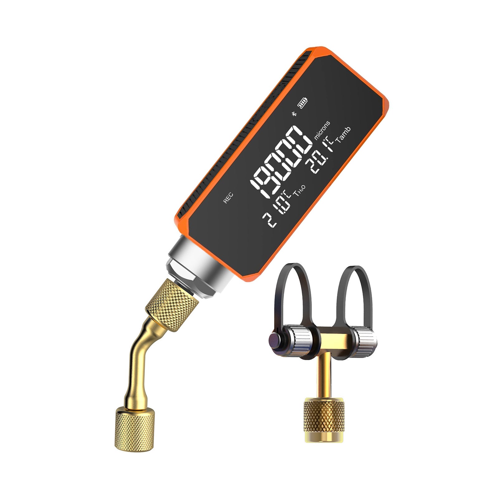 Elitech VGW-mini Wireless Micron Gauge 1~19,000 Microns, Digital Vacuum Gauge for HVAC and automotive 1/4