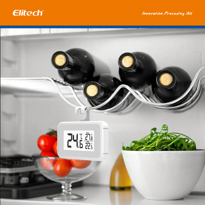 Elitech TM-2T Fridge Termómetro Digital Freeze Refrigerator termómetro impermeable