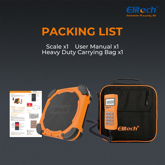 ABS Plastic Elitech LMC 200 Electronic Refrigerant Weighing Scale At ₹ 12000/unit In Navi Mumbai - Foto 2