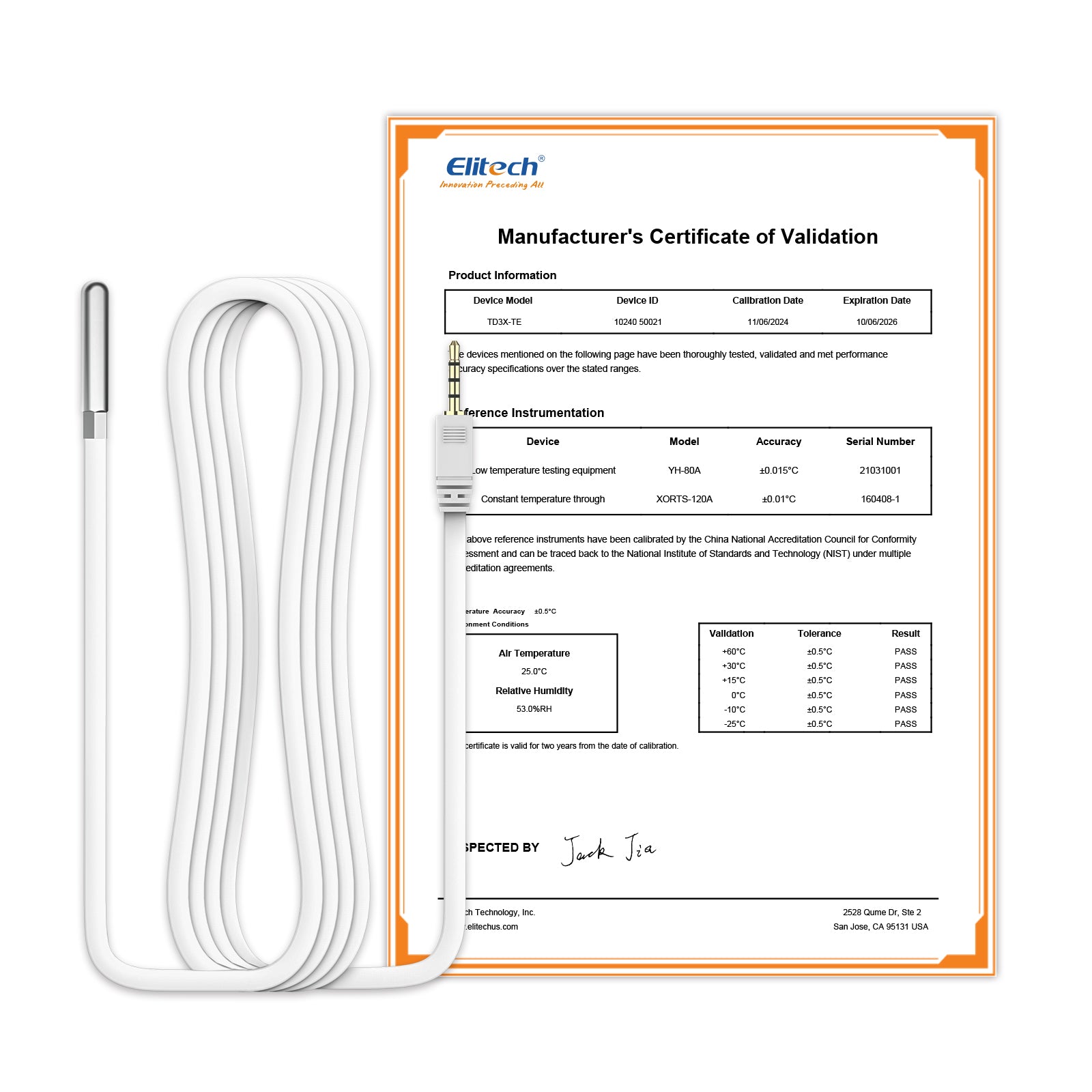 Elitech RCW-360Pro WIFI Temperature Data Logger, Remote Real-Time Data Logger, APP/Cloud Data Storage (Need to buy probe separately)