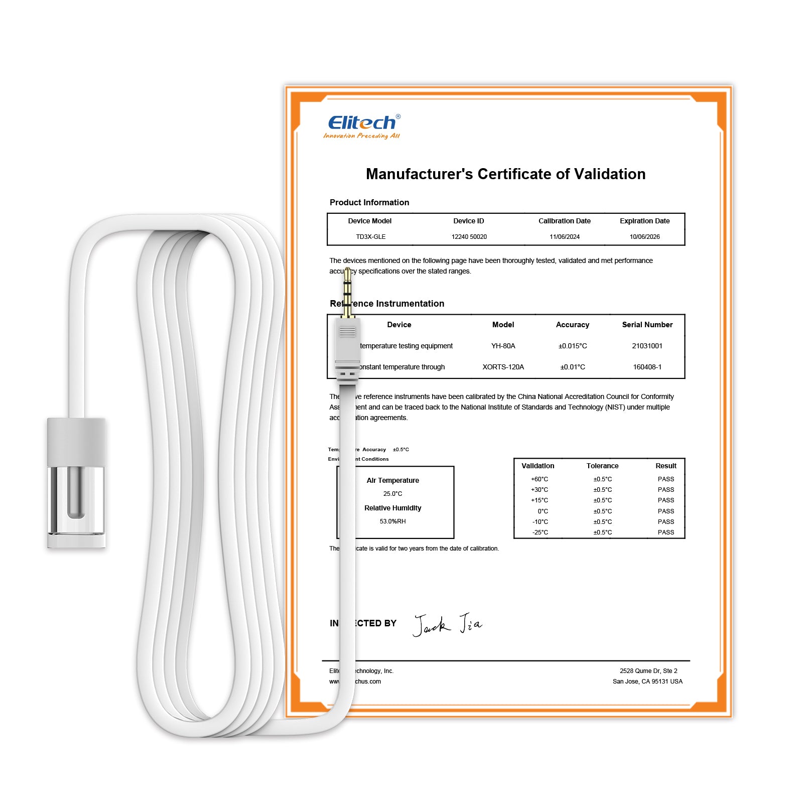 Elitech RCW-360Pro WIFI Temperature Data Logger, Remote Real-Time Data Logger, APP/Cloud Data Storage (Need to buy probe separately)