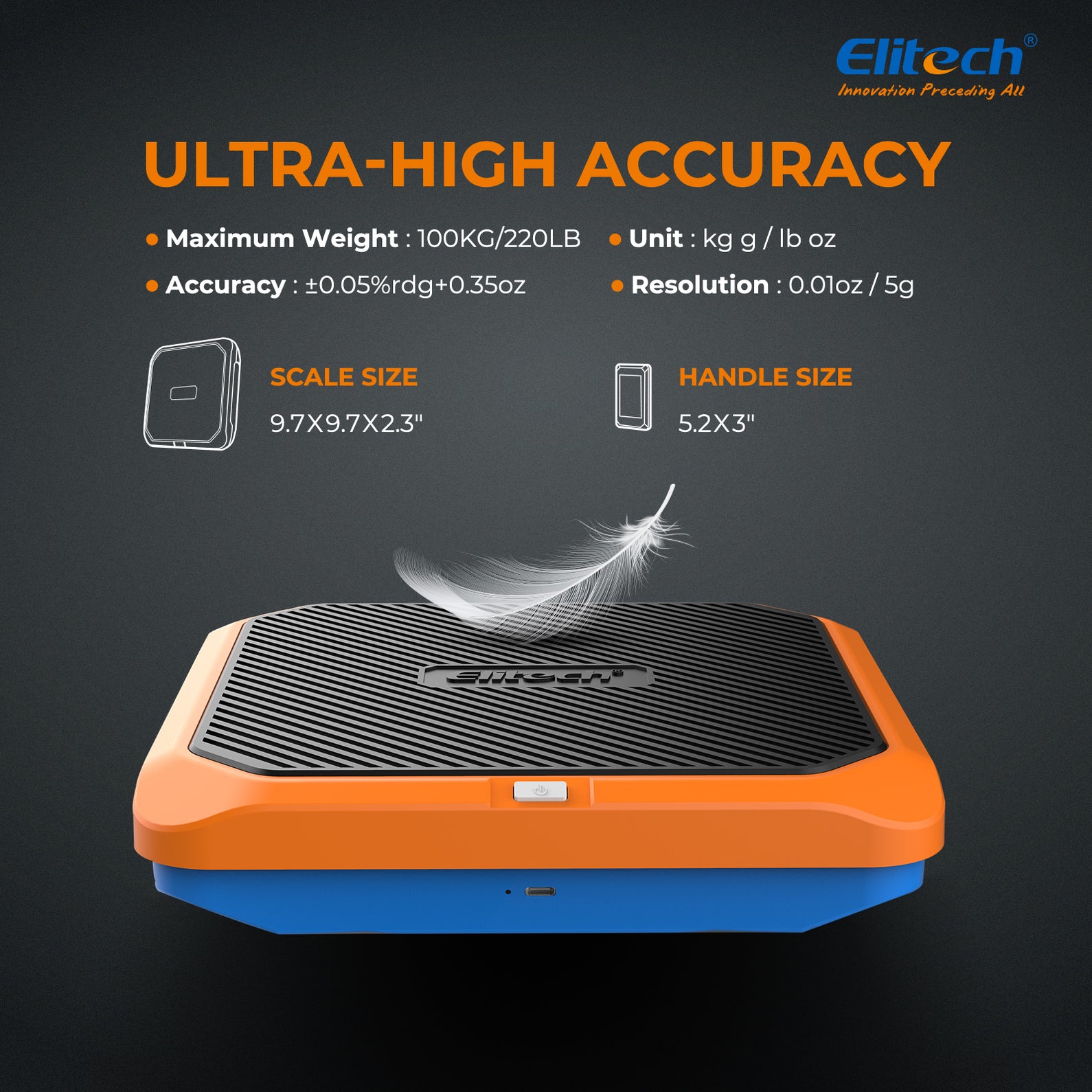 Elitech SRL-100 Ultra Lightweight Refrigerant Electronic Scale ...