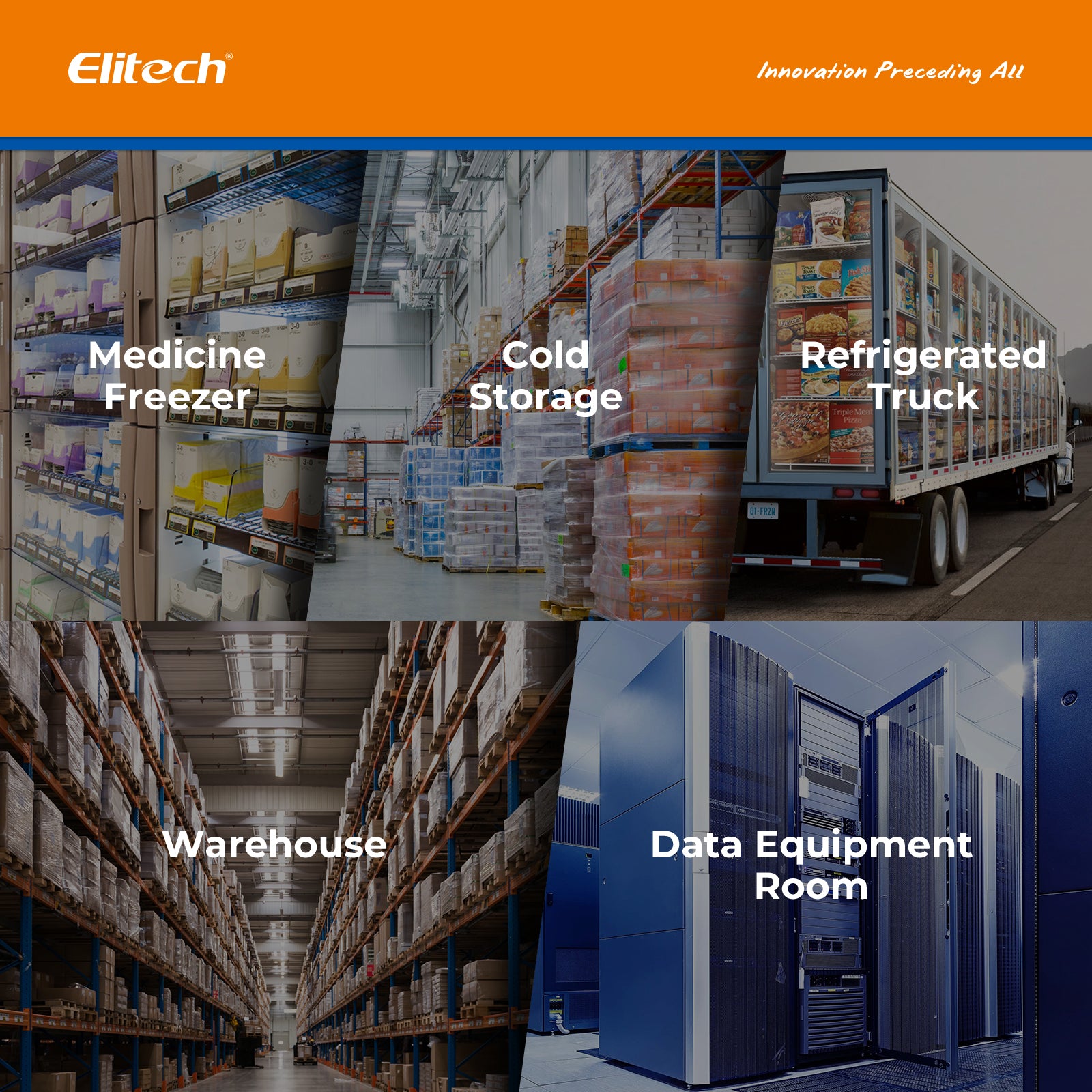 【Pack】Elitech GSP-6Pro TE&THE Bluetooth Temperature and Humidity Data Logger Recorder with Calibration Certificate, 100000 Points, Shadow Data