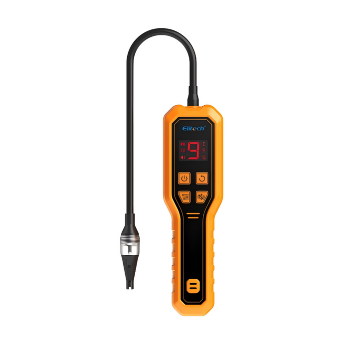 Elitech HVAC Tools Set F - Détecteur de fuite de réfrigérant ELD-270 et balance de réfrigérant LMC-100F + et kit DMG-2SE jauge de collecteur numérique et pompe à vide NVP-5