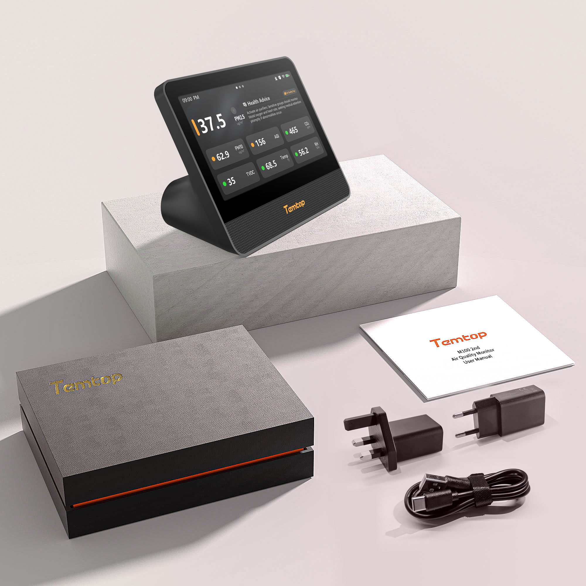 Temtop M100 2nd WiFi Air Quality Monitor – 7