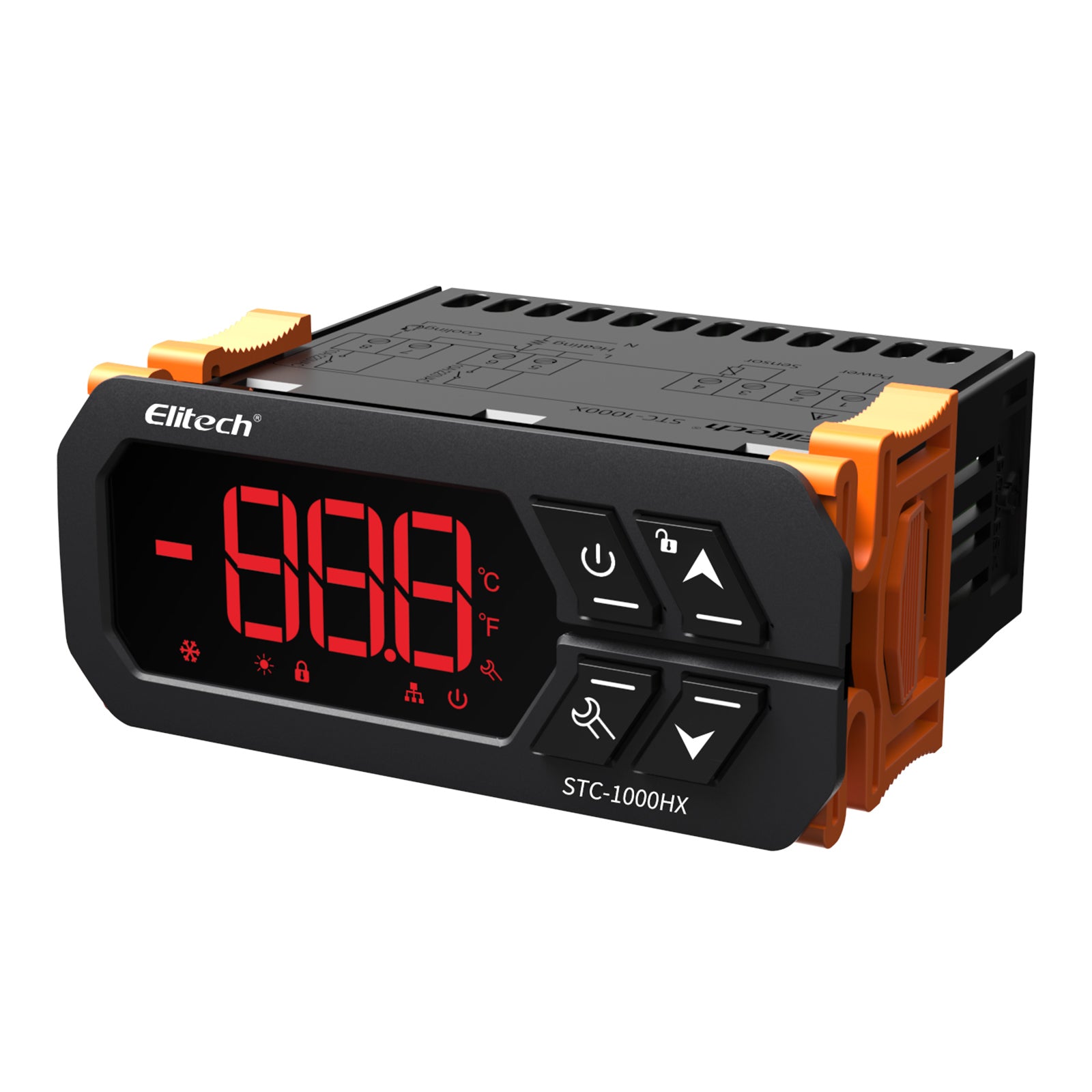 Elitech STC-1000HX Temperature Controller Thermostat, Upgrade STC-1000, Automatic Switch Cooling and Heating, 220V