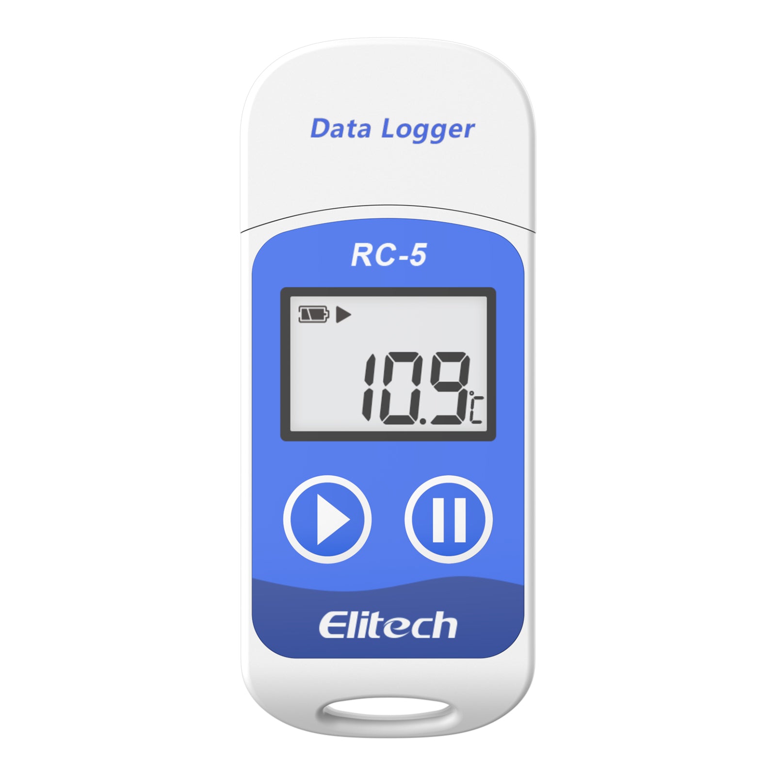 Elitech RC-5 Temperature Data Logger, Data Recorder, USB 2.0 Graphic Report, 32000 Points with Internal Sensor