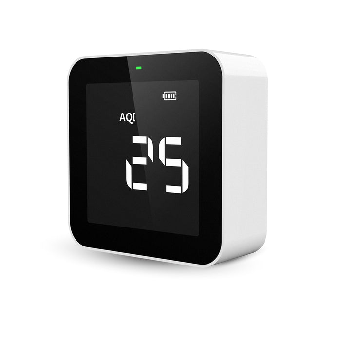 Monitor di qualità dell'aria Temtop M10, rilevatore di qualità dell'aria per PM2.5 HCHO TVOC AQI con display in tempo reale, batteria ricaricabile