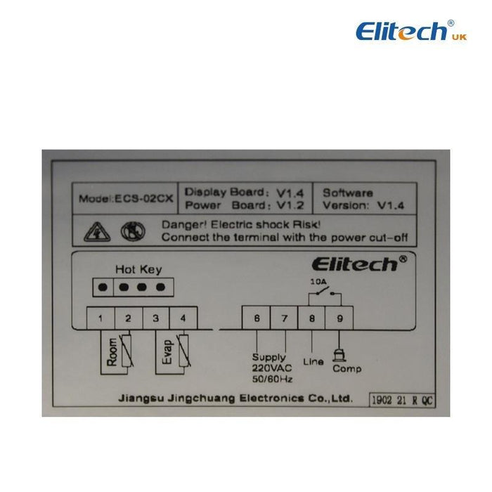 Elitech ECS-02CX Temperature Controller - Elitech UK