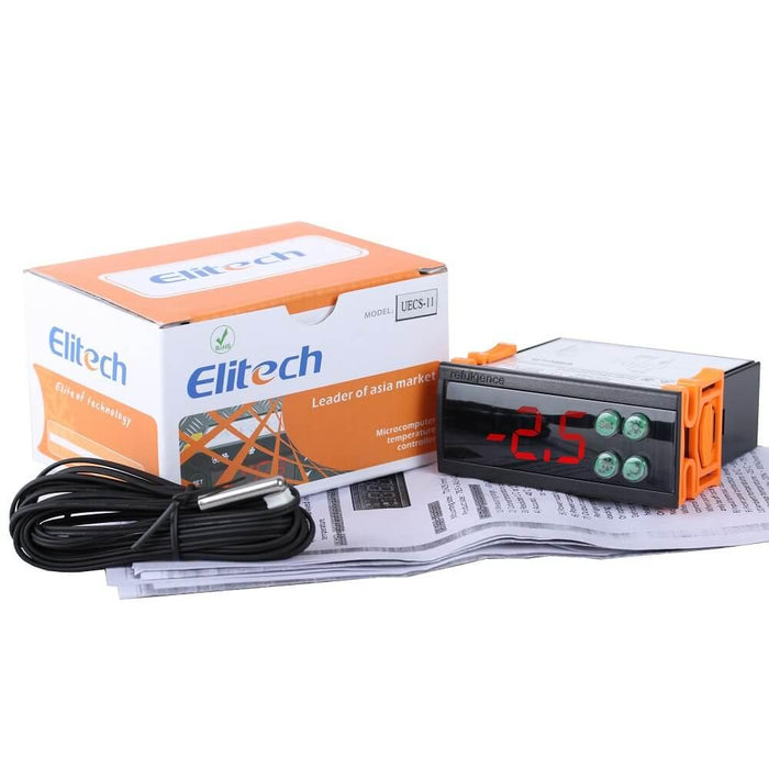 Elitech ECS-11 Digital Temperature Controller Refrigerant Cooling System with Defrost Mode - ELITECH UK