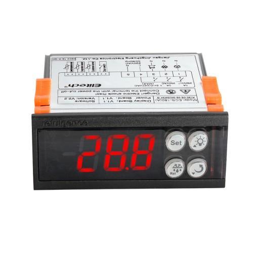 Elitech ECS-180B Temperature Controller With Cooling, Fan, Defrosting and Lighting/Alarm Four-way Control Outputs, With Door Switch - ElitechEU