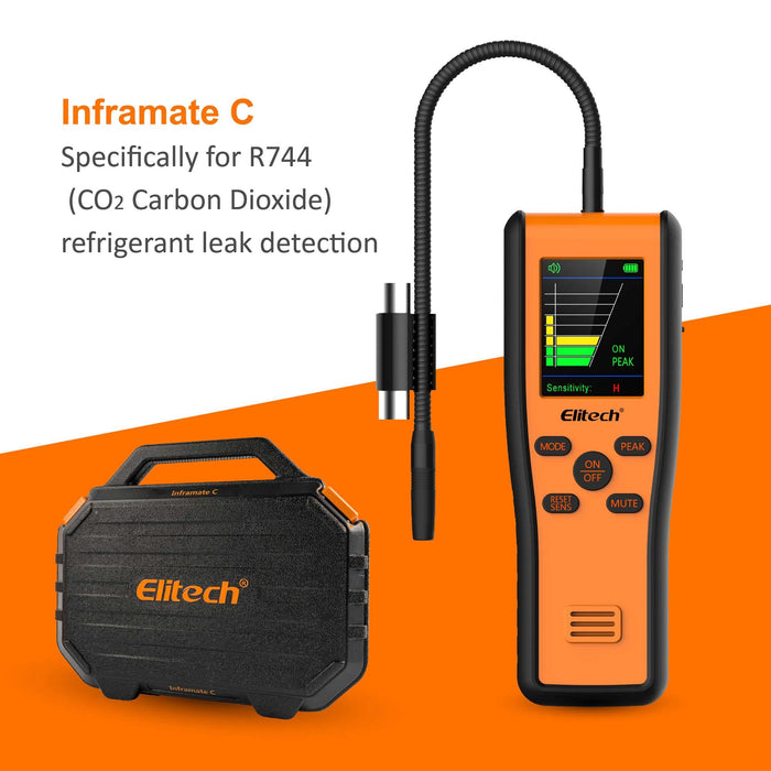 Elitech Inframate C CO2 Carbon Dioxide Leak Detector, R744 Refrigeration Leakage Tester, R-744 Gas Detector for HVACR - Elitech UK