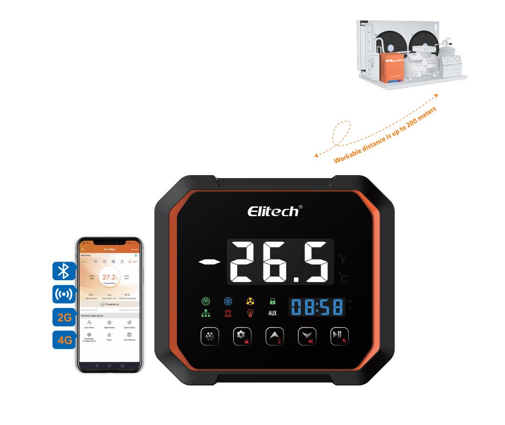 Elitech LS-200 Electric Control Box with Remote Control Panel for Cooling and Defrost and Fan - Elitech UK