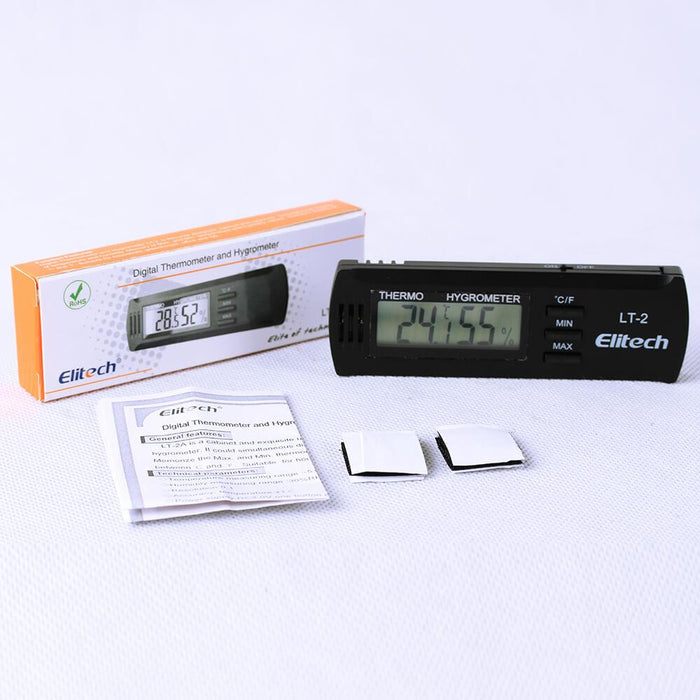 ZooMed Thermometer Humidity Gauge Digital Thermometer