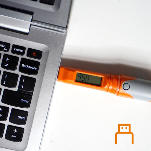 Elitech RC-51 USB Temperature Data Logger Recorder Tester, 32000 Recordings, PDF Report, IP67 Waterproof, Multiple Alarms, 2-Year Battery Life with Calibration Certified Multi-Use Temperature Data Logger Elitech 