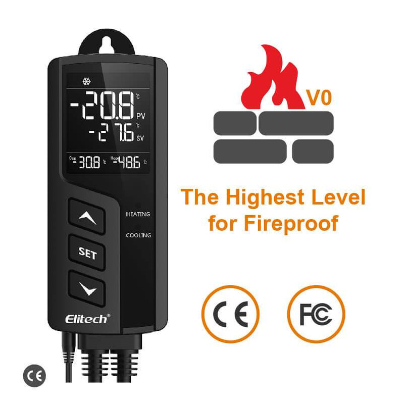 STECKERFERTIG TEMPERATURREGLER mit fühler 230V Digital Thermostat DICHT GEHAUSE STECKERFERTIG TEMPERATURREGLER mit fühler 230V Digital Thermostat DICHT GEHAUSE