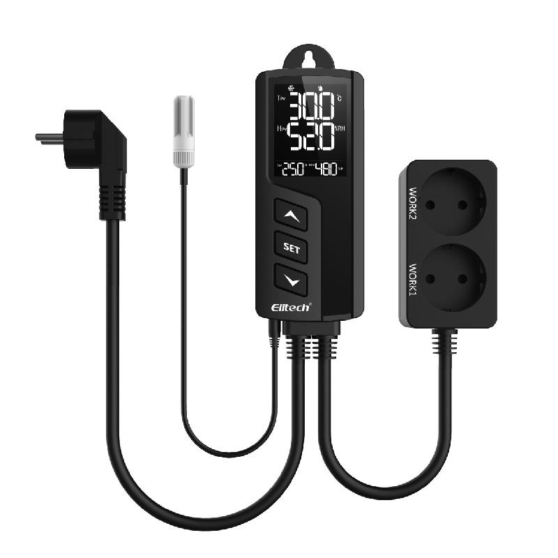 Elitech STC-1000Pro TH Temperature and Humidity Controller, Prewired - Just Plug and Play, Wall-mounted - Elitech UK