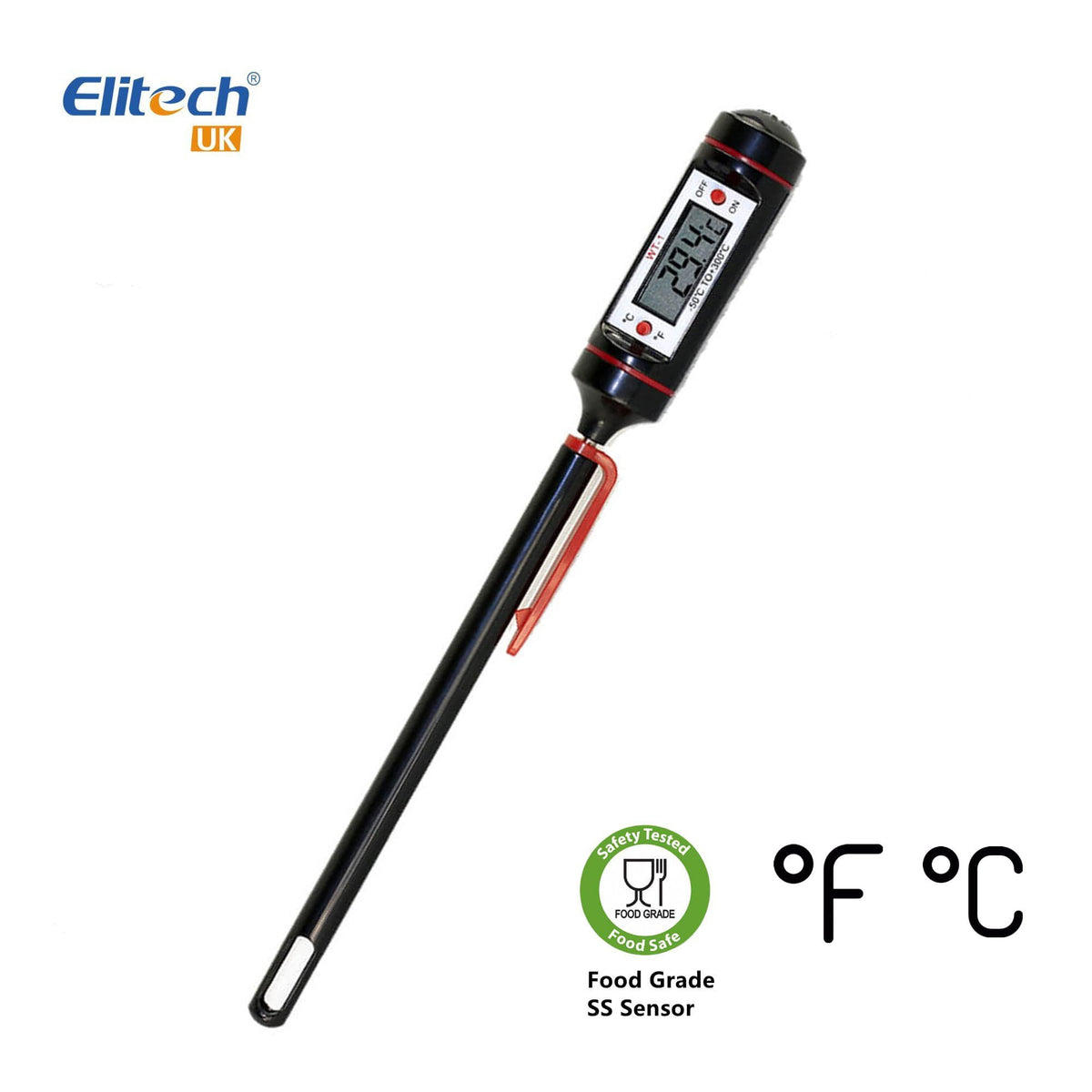 Instant Read Meat Thermometer Digital Waterproof Rechargeable Instant Read  Food Thermometer Cooking Thermometer with Calibration - China Meat  Thermometer and Digital Thermometer price