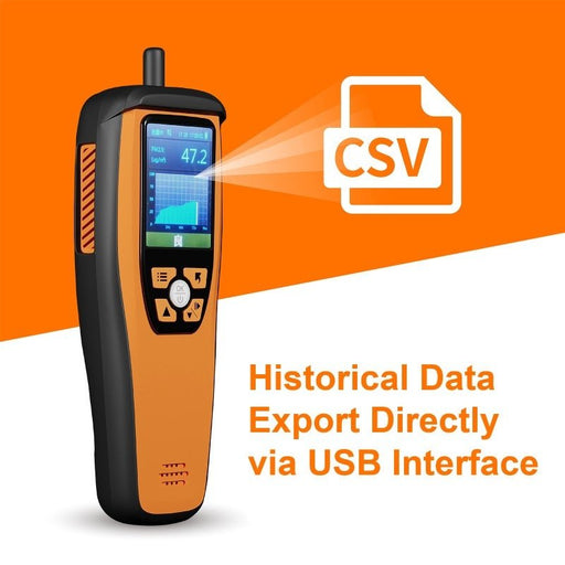 Temtop M2000 2nd CO2 Air Quality Monitor, Air Quality Detector for PM2.5 PM10 Particles CO2 HCHO, Air Quality Monitor for Homes, With Data Export Function - ElitechEU